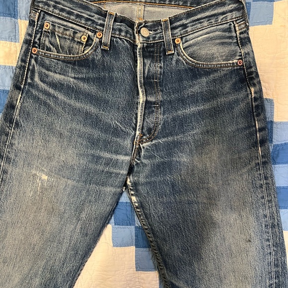 Vintage Levi's 501 Blue Jeans - Picture 15 of 16